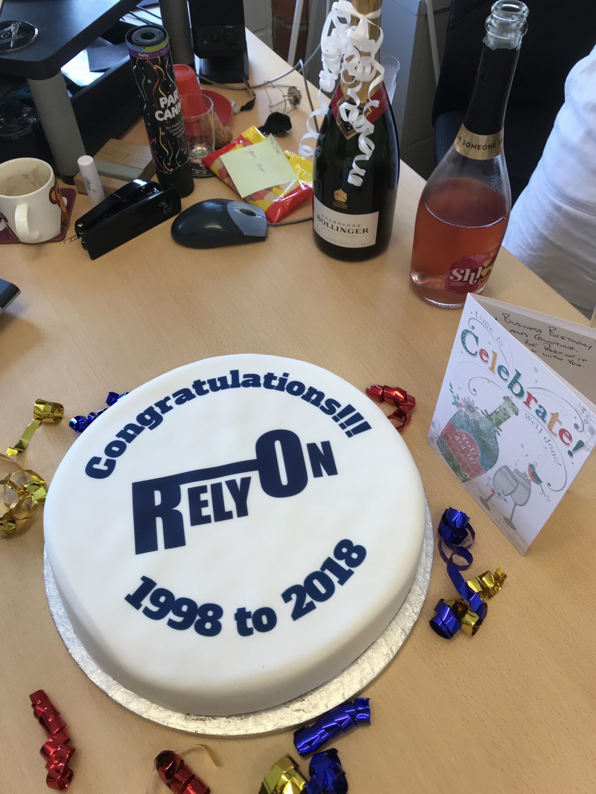 Happy 20th Birthday RelyOn Guarding & Security Services Ltd