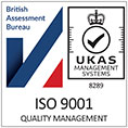 Certification No.241143 ISO 9001 (Guarding)